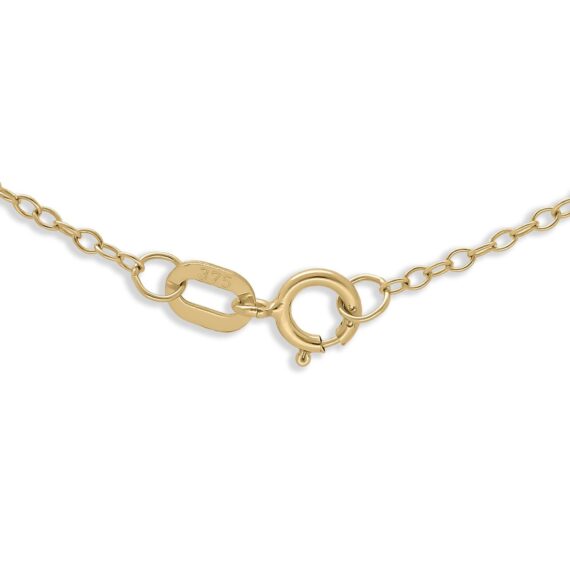 9ct Yellow Gold Name Choker Personalised Necklace