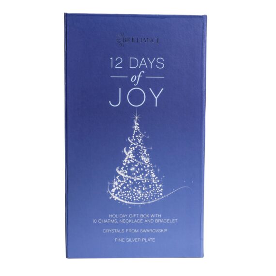 Jewellery Advent Calendar with Swarovski Crystals 12 Days for Christmas