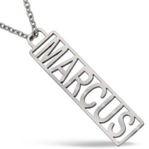 Personalised Stainless Steel Dog Tag Necklace