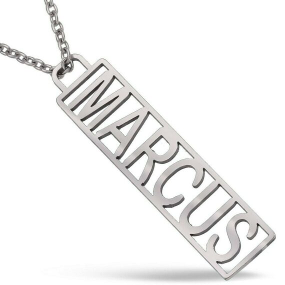 Personalised Stainless Steel Dog Tag Necklace