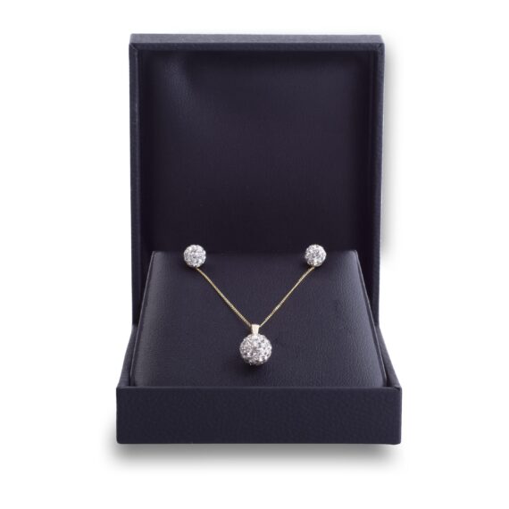 9ct Yellow Gold Ball Jewellery Set