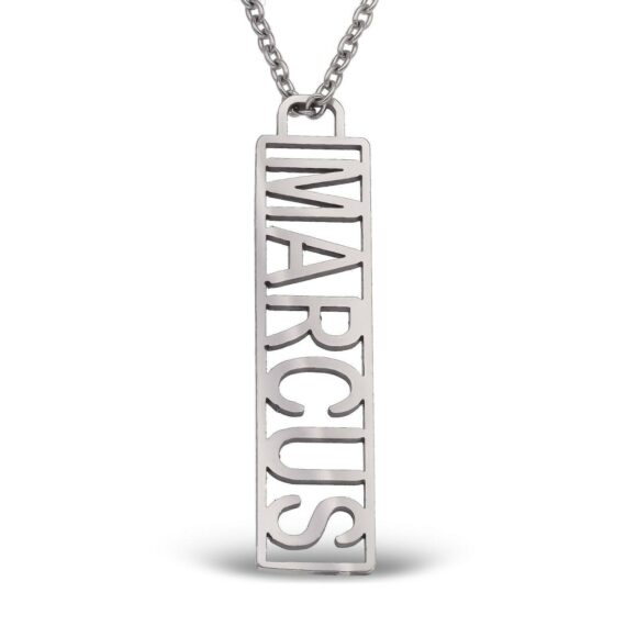 Personalised Stainless Steel Dog Tag Necklace