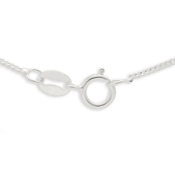 Personalised 925 Silver Cubic Zirconia Heart Necklace