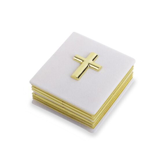 Personalised Silver Confirmation Diamond Cross Pendant