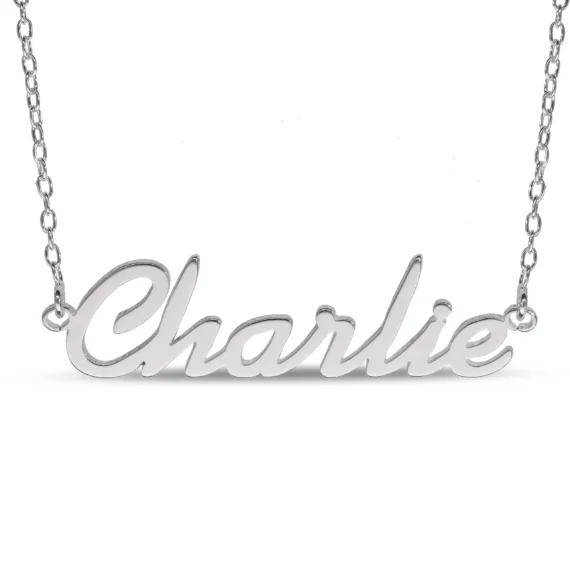 Personalised Stainless Steel Hypoallergic Name Necklace