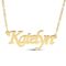 Personalised Yellow Gold 925 Name Necklace