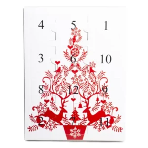 Jewellery Advent Calendar Giftware 12 Days Christmas Gift Set Silver & Gold plated