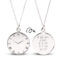 Sterling Silver Roman Numeral Clock Pendant