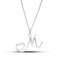 Personalised Sterling Silver Initial Heart Necklace