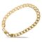 Yellow Gold 925 Silver Cuban Curb Gent's Bracelet