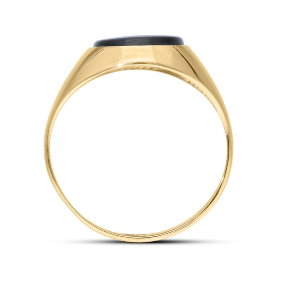 9ct Yellow Gold Onyx Men’s Signet Ring