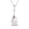 9ct White Gold Freshwater Pearl Necklace