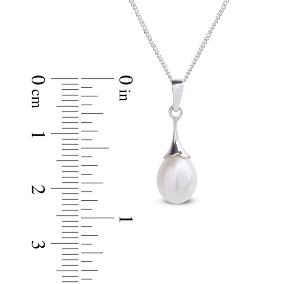 9ct White Gold Freshwater Pearl Necklace