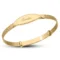 Personalised 9ct Gold Baby Bangle (0-1yrs)