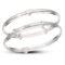 Personalised Sterling Silver Toddler Diamond Heart Baby Bangle (3-5yrs)