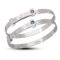 Sterling Silver Princess or Prince Charming Baby Bangle (0-1yrs)