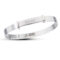 Personalised Sterling Silver ''Always Watching Over You'' Angel Baby Bangle (1-3 yrs)