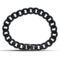 Stainless Steel Black Curb Men's Bracelet