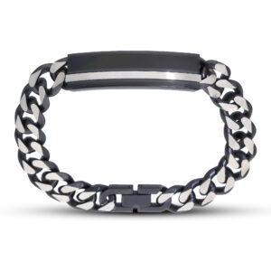 Stainless Steel 2 Tone Men's Bracelet