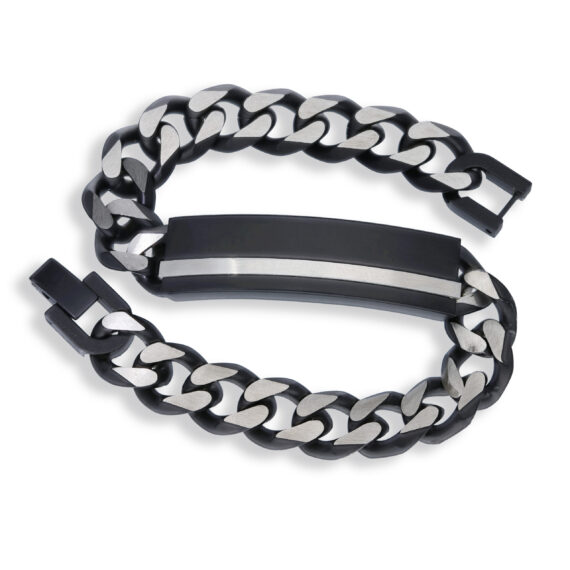 Stainless Steel 2 Tone Men's Bracelet