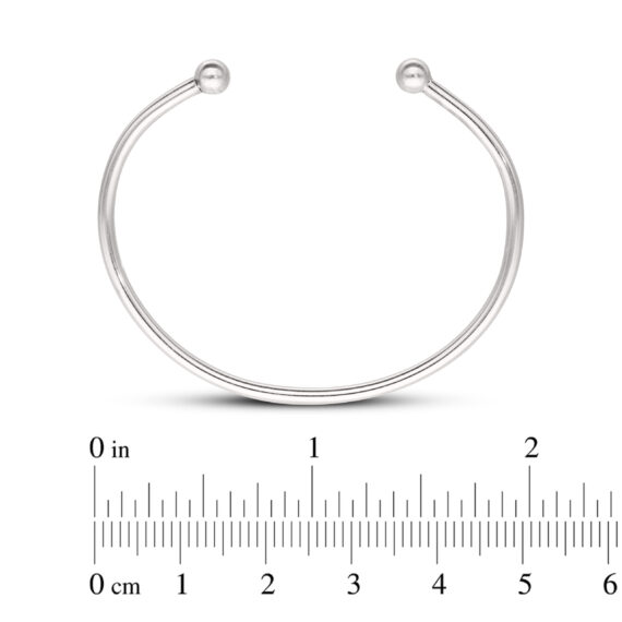 Silver and Gold Plated Torque Baby Bangle (0-3yrs)