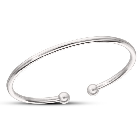 Silver and Gold Plated Torque Baby Bangle (0-3yrs)