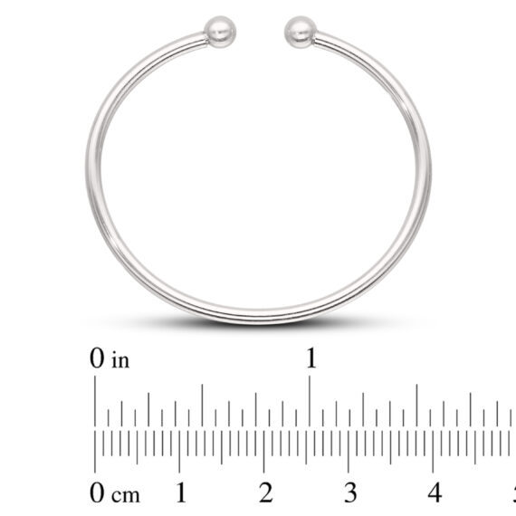 Silver and Gold Plated Torque Baby Bangle (0-3yrs)
