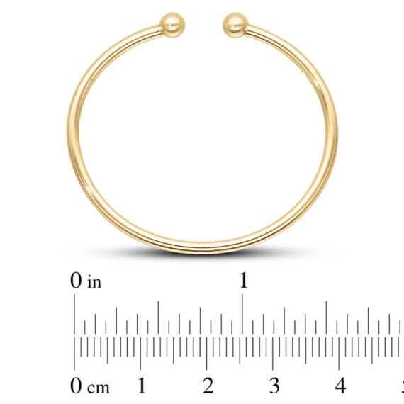 Silver and Gold Plated Torque Baby Bangle (0-3yrs)