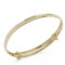 Personalised 9ct Gold Diamond Baby Bangle for Baptism (0-1yrs)